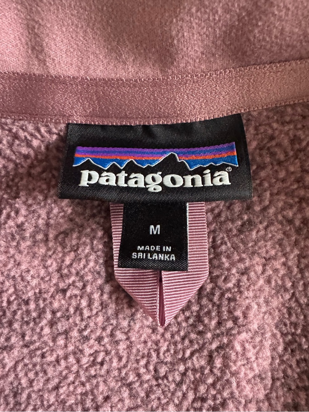 Patagonia Better Sweater 1/4 Zip Fleece Pullover Sweatshirt Light Violet Medium - Picture 3 of 17